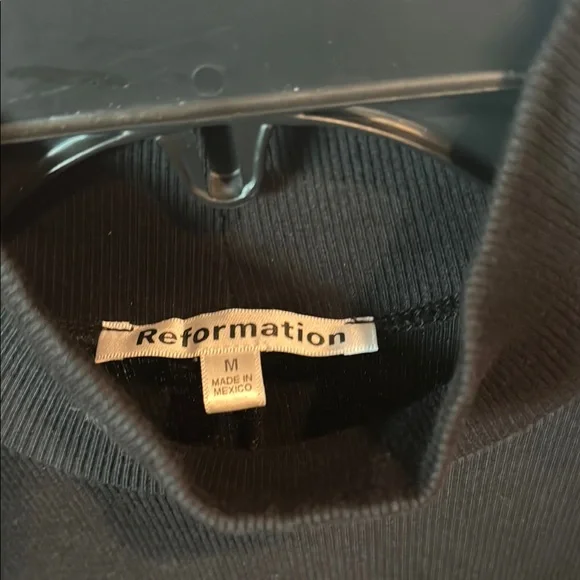 Reformation Sai Black Sleeveless Dress - Picture 2 of 4